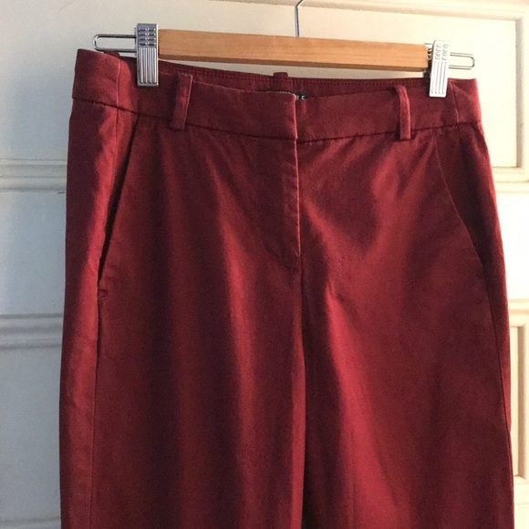 Burgundy J Crew Mercantile Chino Pants - Sz 2 - Picture 2 of 8